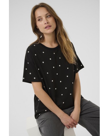 CAMISETA OVERSIZE CON TACHUELAS KAHELEN DE KAFFE