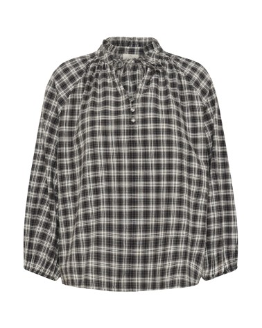 BLUSA DE CUADROS CUELLO MAO KAELNA DE KAFFE