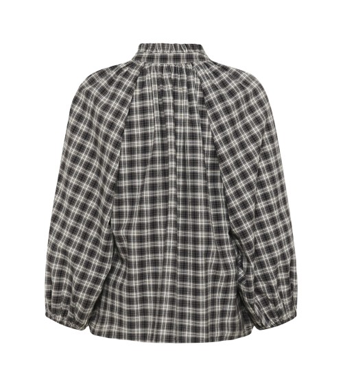 BLUSA DE CUADROS CUELLO MAO KAELNA DE KAFFE