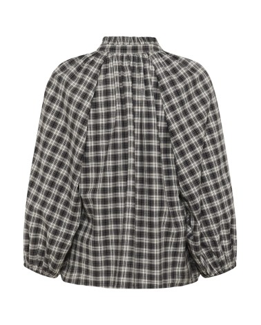 BLUSA DE CUADROS CUELLO MAO KAELNA DE KAFFE