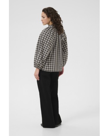 BLUSA DE CUADROS CUELLO MAO KAELNA DE KAFFE