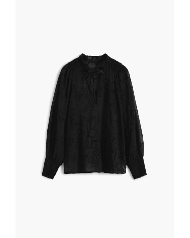 BLUSA FLOKI TRANSPARENTE DESIGUAL