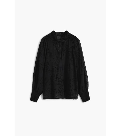 BLUSA FLOKI TRANSPARENTE DESIGUAL