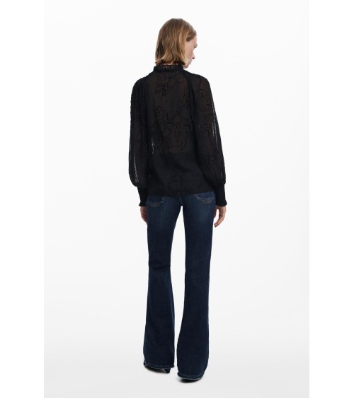 BLUSA FLOKI TRANSPARENTE DESIGUAL