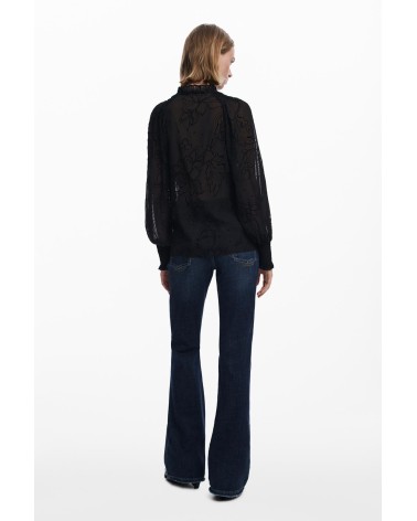 BLUSA FLOKI TRANSPARENTE DESIGUAL