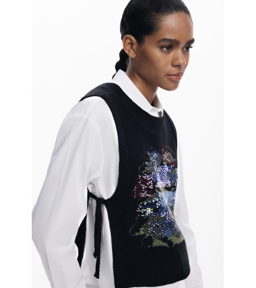 CAMISA CON CHALECO DE PUNTO 2 EN 1 DE DESIGUAL