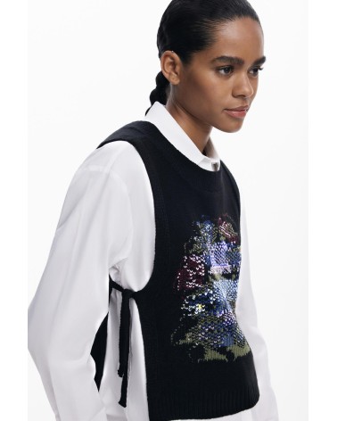 CAMISA CON CHALECO DE PUNTO 2 EN 1 DE DESIGUAL