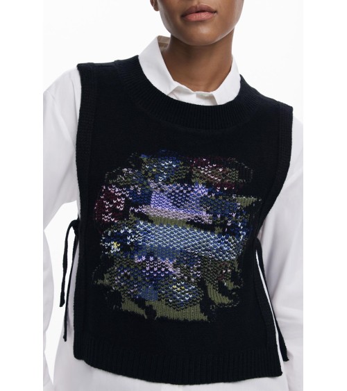 CAMISA CON CHALECO DE PUNTO 2 EN 1 DE DESIGUAL