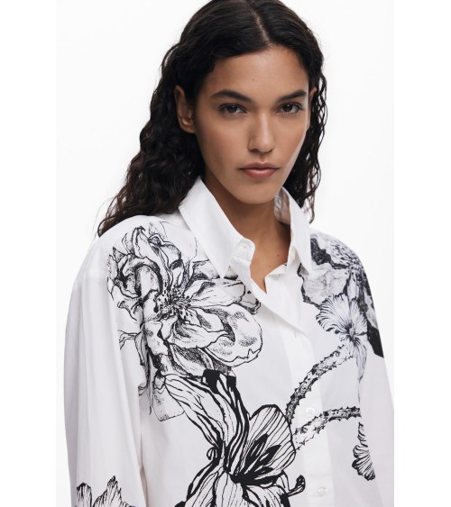 CAMISA OVERSIZE DISEÑO DE MR. CHRISTIAN LACROIX DE DESIGUAL