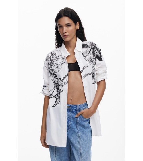 CAMISA OVERSIZE DISEÑO DE MR. CHRISTIAN LACROIX DE DESIGUAL