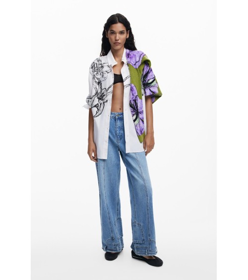 CAMISA OVERSIZE DISEÑO DE MR. CHRISTIAN LACROIX DE DESIGUAL