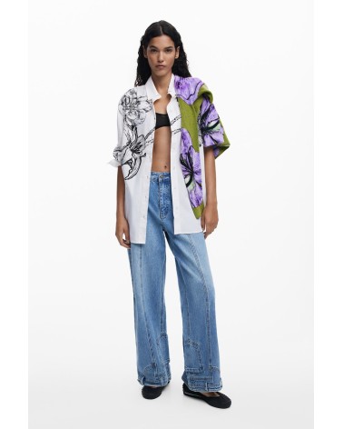 CAMISA OVERSIZE DISEÑO DE MR. CHRISTIAN LACROIX DE DESIGUAL