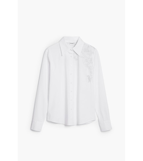 CAMISA BROIDFLO CON BORDADOS DESIGUAL