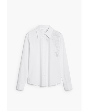 CAMISA BROIDFLO CON BORDADOS DESIGUAL