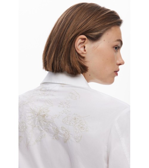 CAMISA BROIDFLO CON BORDADOS DESIGUAL