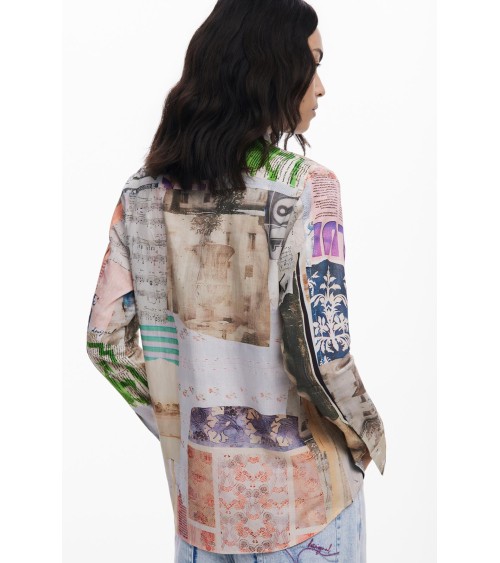 CAMISA ESTAMPADA PHOTOPOSTAL DESIGUAL