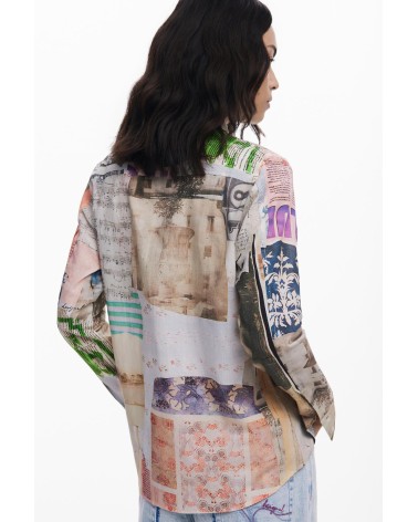 CAMISA ESTAMPADA PHOTOPOSTAL DESIGUAL
