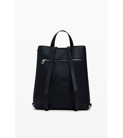 MOCHILA QUEBEC CON COMBINACIÓN DE TEJIDOS DE DESIGUAL