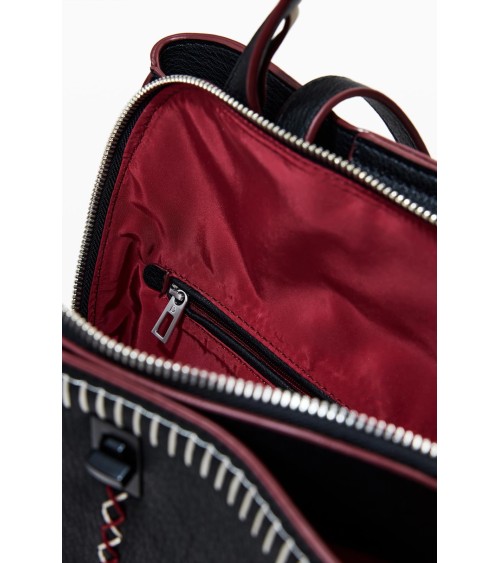 MOCHILA MANHATTAN CON PESPUNTES DE DESIGUAL