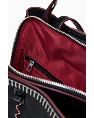 MOCHILA MANHATTAN CON PESPUNTES DE DESIGUAL