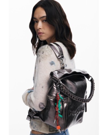MOCHILA CONVERTIBLE A BOLSO HALF LOGO ARICA DESIGUAL