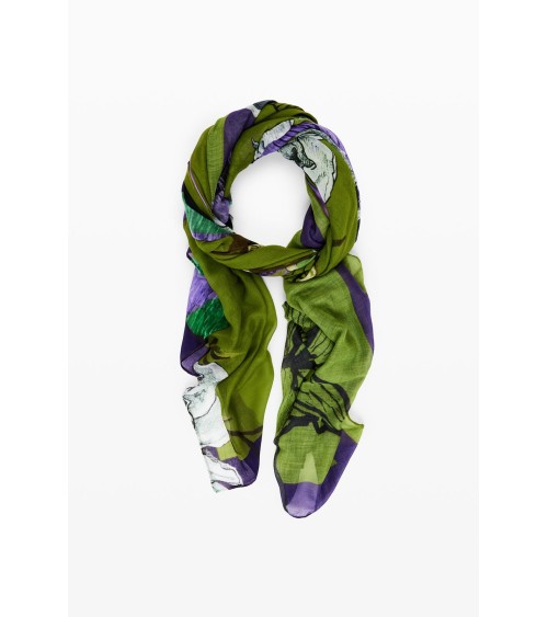 FULAR FLORES DISEÑO Mr. Christian Lacroix DESIGUAL