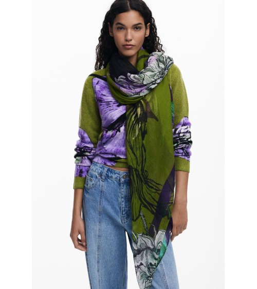 FULAR FLORES DISEÑO Mr. Christian Lacroix DESIGUAL