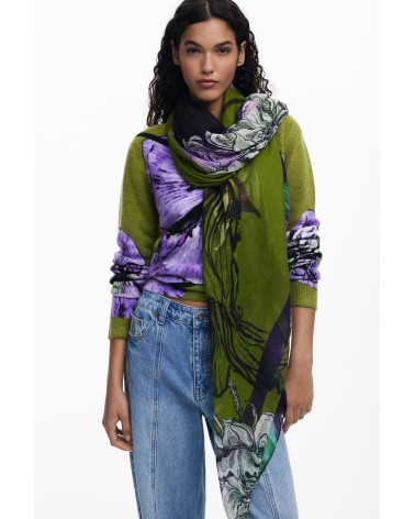 FULAR FLORES DISEÑO Mr. Christian Lacroix DESIGUAL