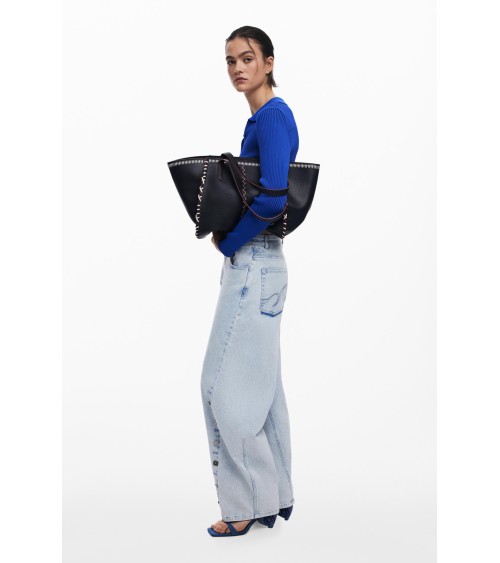 BOLSO SHOPPER MANHATTAN PESPUNTES GUIMAR DESIGUAL