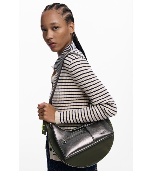 BOLSO 2 EN 1 DESMONTABLE DELTA LYRA OLIVE DESIGUAL
