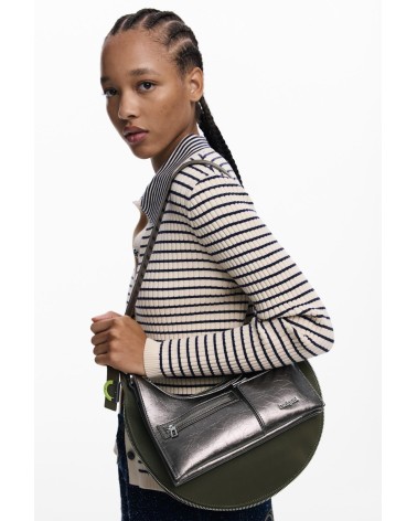 BOLSO 2 EN 1 DESMONTABLE DELTA LYRA OLIVE DESIGUAL