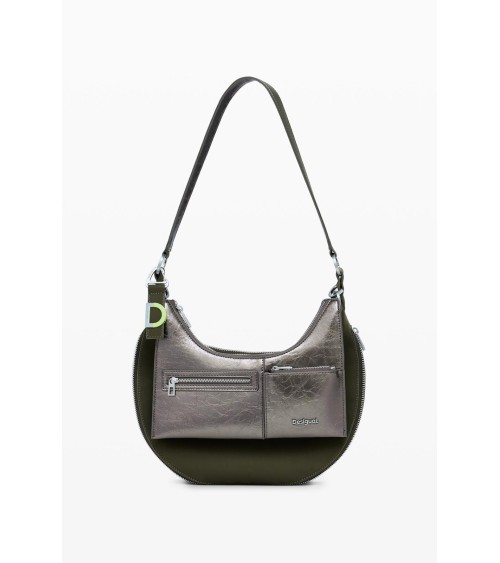 BOLSO 2 EN 1 DESMONTABLE DELTA LYRA OLIVE DESIGUAL