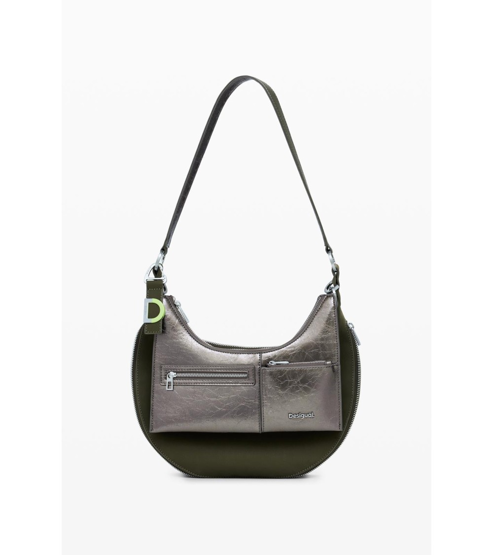 BOLSO 2 EN 1 DESMONTABLE DELTA LYRA OLIVE DESIGUAL