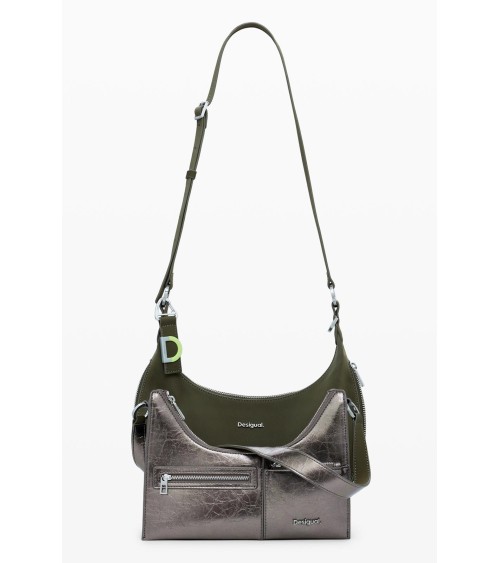 BOLSO 2 EN 1 DESMONTABLE DELTA LYRA OLIVE DESIGUAL