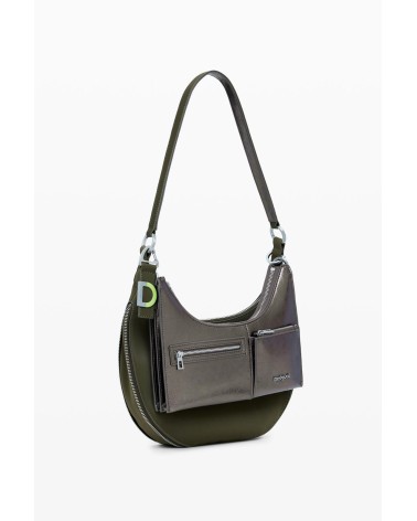 BOLSO 2 EN 1 DESMONTABLE DELTA LYRA OLIVE DESIGUAL