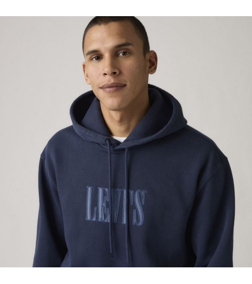 SUDADERA RELAXED TEJIDO EFECTO DESGASTADO LEVI´S