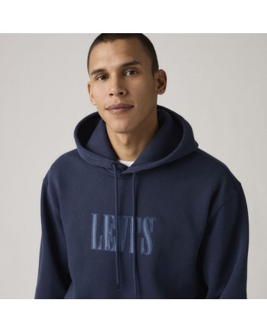 SUDADERA RELAXED TEJIDO EFECTO DESGASTADO LEVI´S
