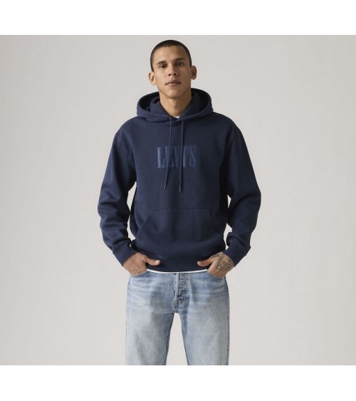 SUDADERA RELAXED TEJIDO EFECTO DESGASTADO LEVI´S