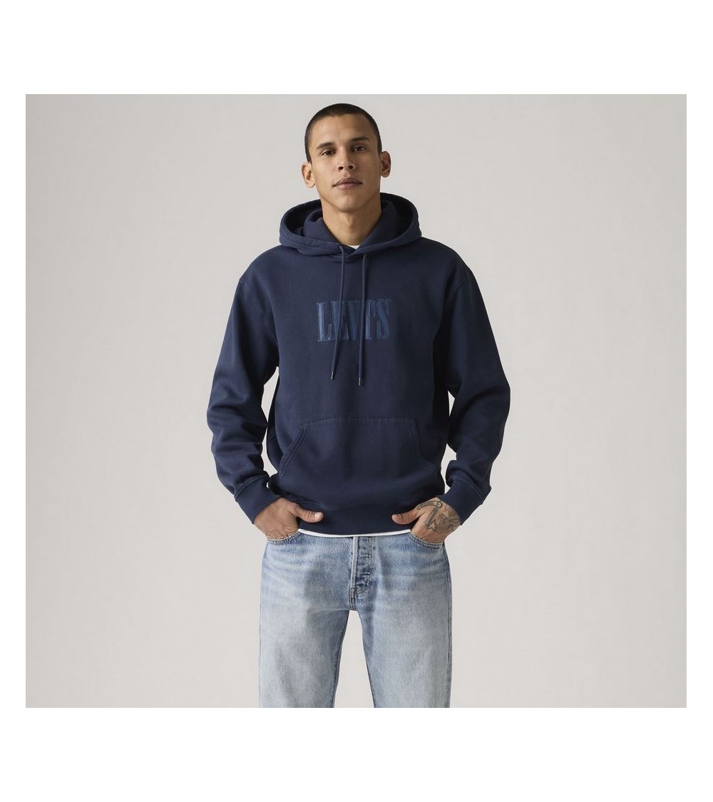 SUDADERA RELAXED TEJIDO EFECTO DESGASTADO LEVI´S