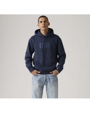 SUDADERA RELAXED TEJIDO EFECTO DESGASTADO LEVI´S