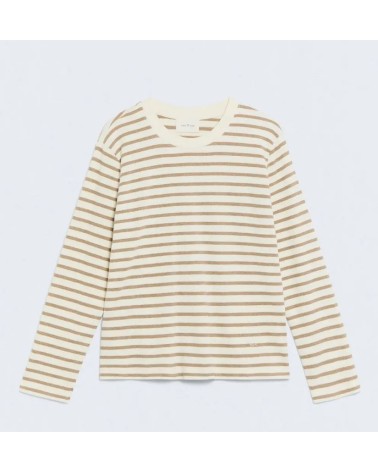 CAMISETA STRIPES ECRU-BEIGE DE eseOese
