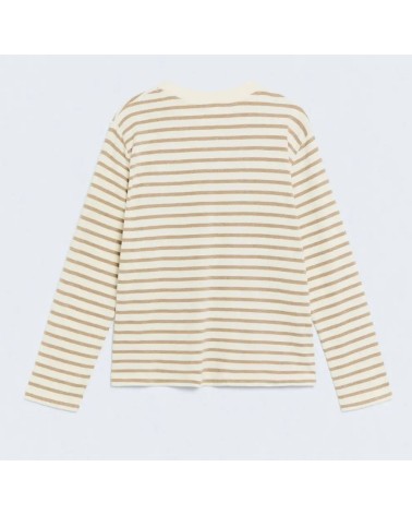 CAMISETA STRIPES ECRU-BEIGE DE eseOese
