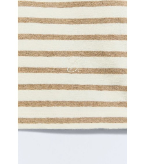 CAMISETA STRIPES ECRU-BEIGE DE eseOese
