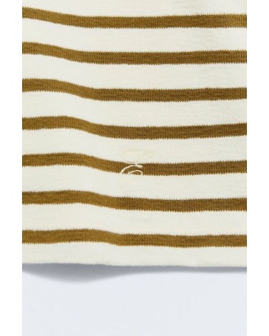 CAMISETA STRIPES ECRU-OLIVA DE eseOese