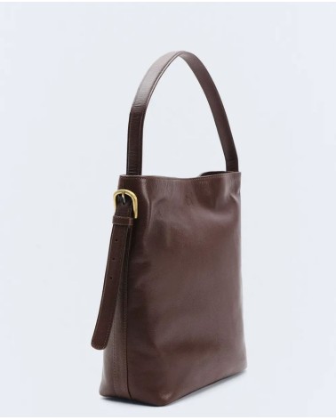 BOLSO MIRANDA CHOCOLATE DE PIEL eseOese