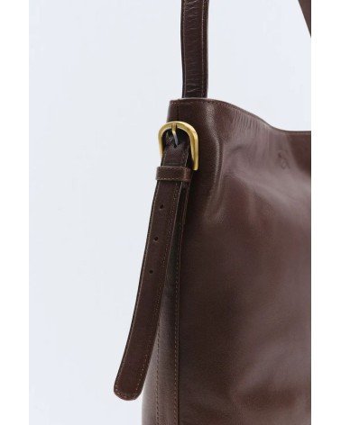 BOLSO MIRANDA CHOCOLATE DE PIEL eseOese