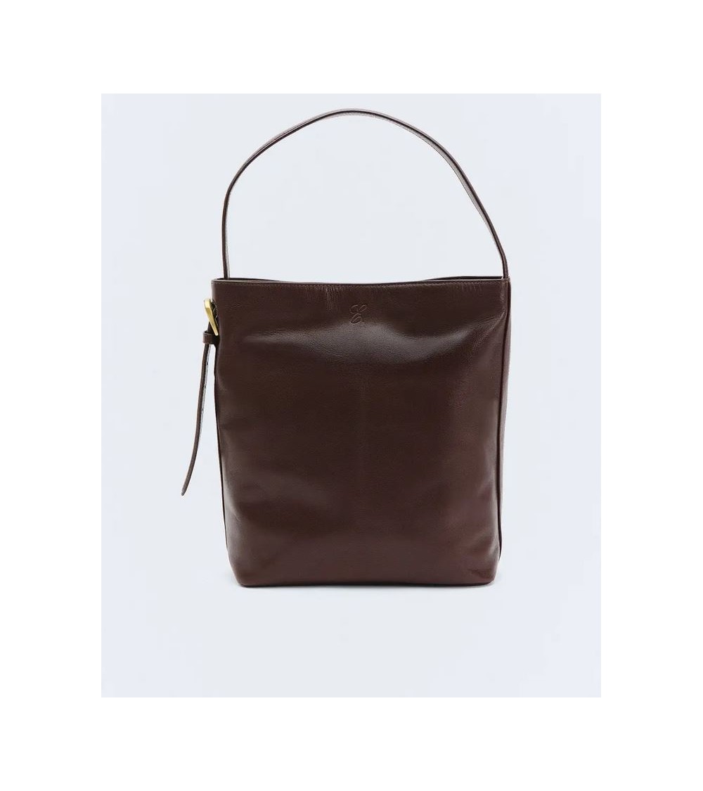 BOLSO MIRANDA CHOCOLATE DE PIEL eseOese