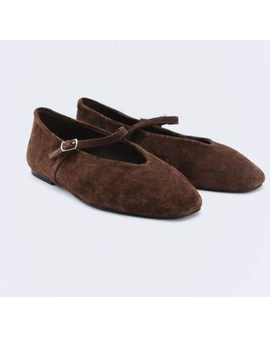 BAILARINA SUEDE CHOCOLATE DE eseOese