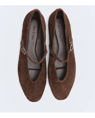 BAILARINA SUEDE CHOCOLATE DE eseOese