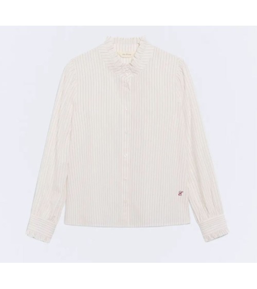 CAMISA ELISABETH BURGUNDY PINSTRIPE eseOese